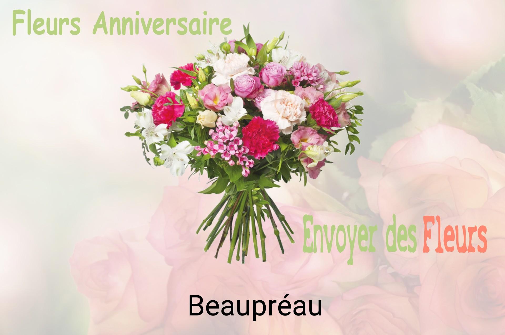 Bouquet de fleurs d’anniversaire livré à Beaupréau
