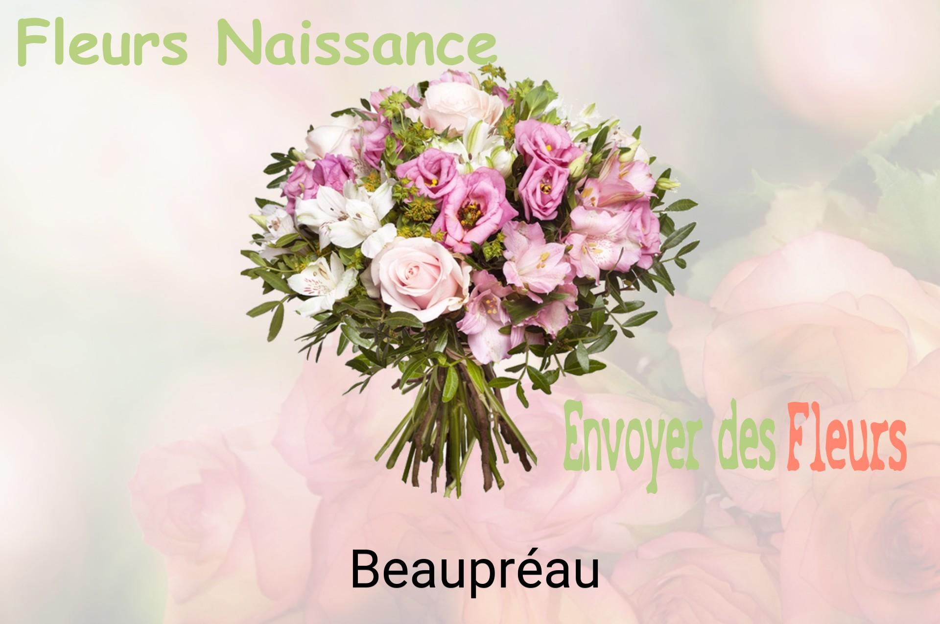 Bouquet de fleurs de naissance livré à Beaupréau